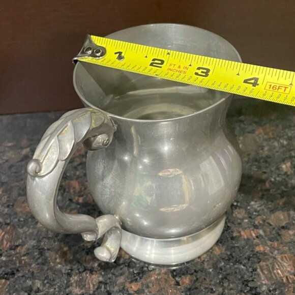 VINTAGE ENGLISH PEWTER MUG MADE IN ENGLAND - Picture 3 of 15